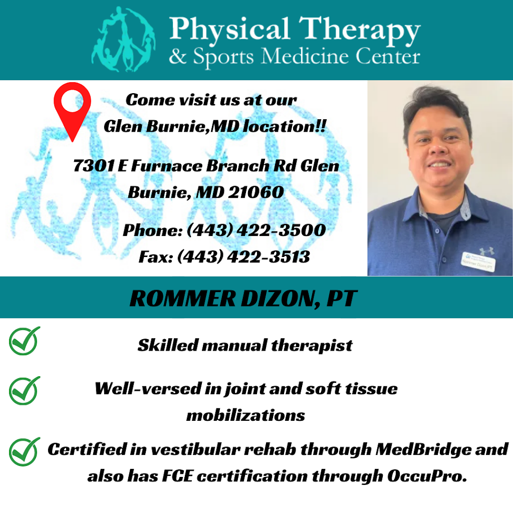 Physical Therapy & Sports Medicine Center | 6915 Laurel Bowie Rd Suite 100, Bowie, MD 20715, USA | Phone: (240) 245-4245