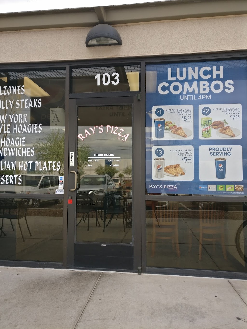 Rays Pizza | 1855 W Deer Valley Rd #103, Phoenix, AZ 85027, USA | Phone: (623) 581-1274