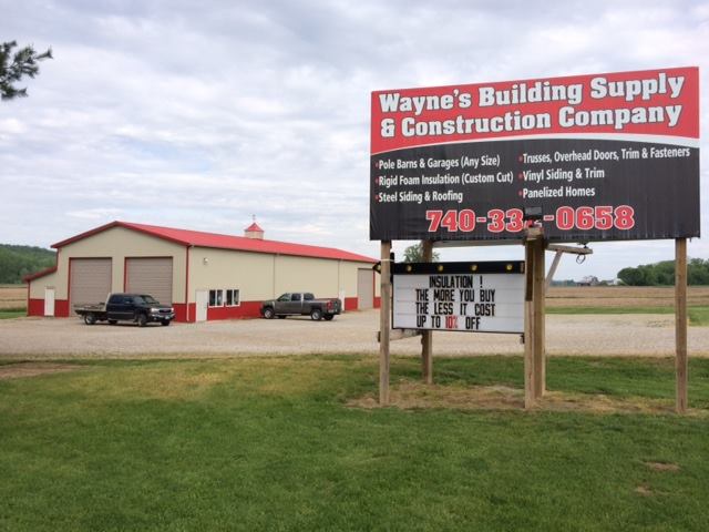 Waynes Building Supply | 17921 OH-56 East, Laurelville, OH 43135, USA | Phone: (740) 332-0658