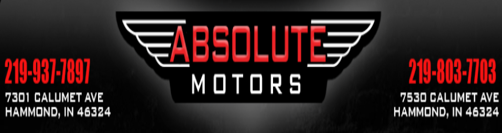 Absolute Motors | 7301 Calumet Ave, Hammond, IN 46324, USA | Phone: (219) 937-7897