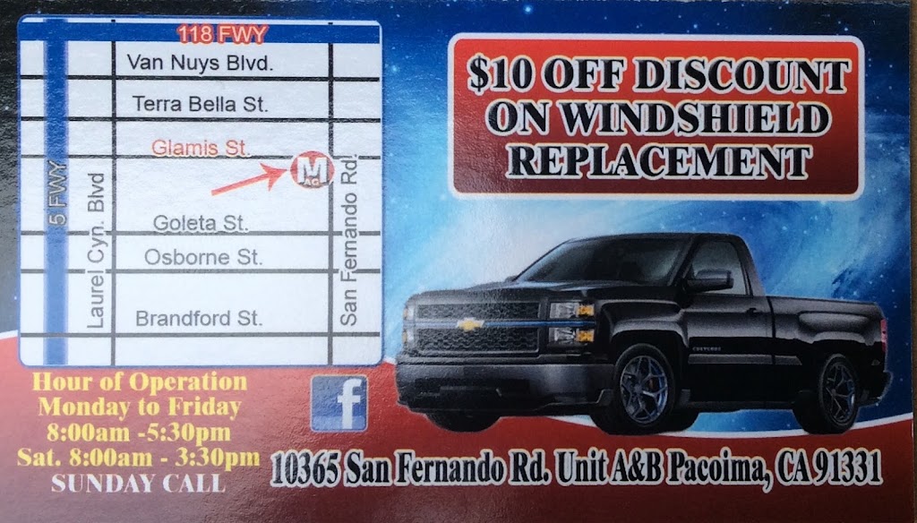 Martinez Auto Glass & Auto Repair | 10365 San Fernando Rd A-B, Pacoima, CA 91331, USA | Phone: (818) 834-6459