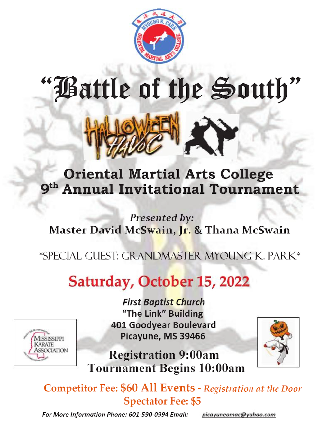 Oriental Martial Arts College | 3036 Mississippi 43 N, Picayune, MS 39466, USA | Phone: (601) 590-0994