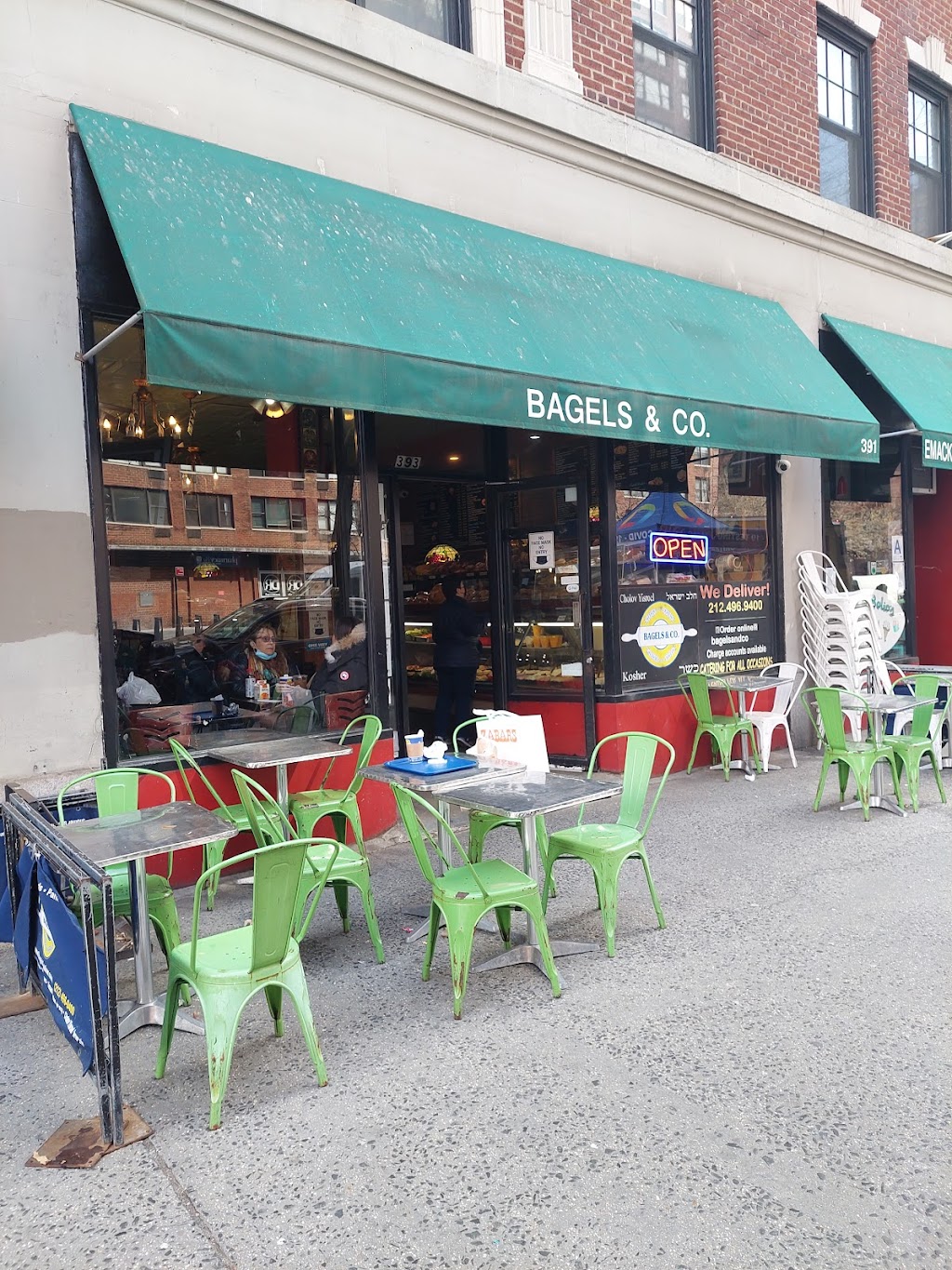 Bagels & Co | 391 Amsterdam Ave, New York, NY 10024, USA | Phone: (212) 496-9400