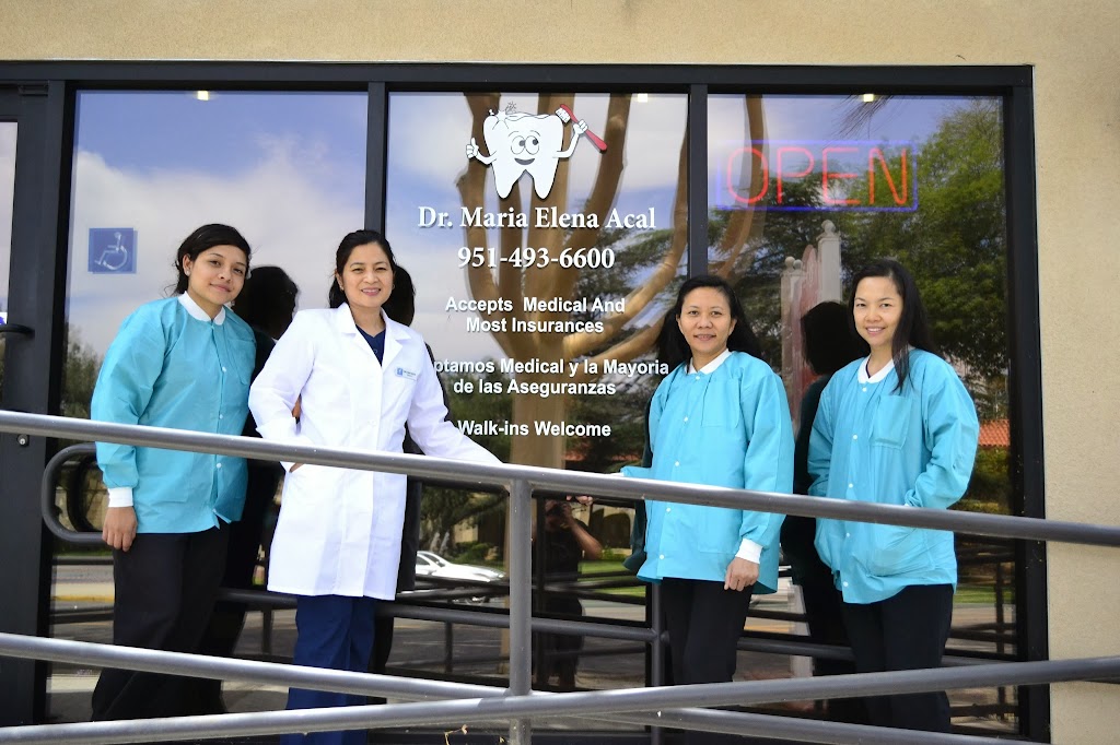 Maria Elena Acal, DMD Dental Office | 832 W 6th St, Corona, CA 92882, USA | Phone: (951) 493-6600