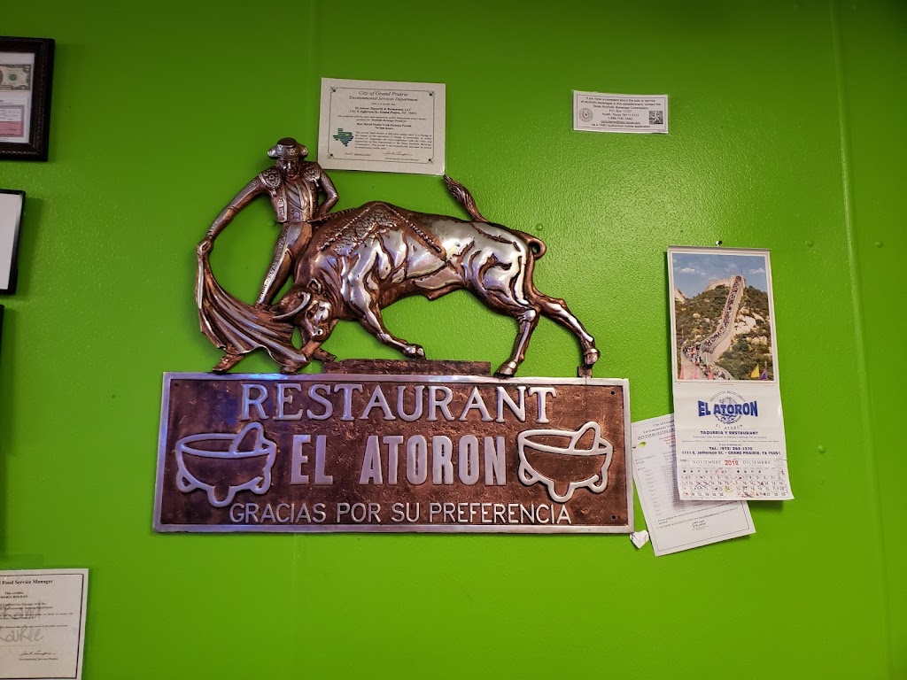 El Atoron taqueria & restaurant | 1111 E Jefferson St, Grand Prairie, TX 75051, USA | Phone: (972) 264-1370