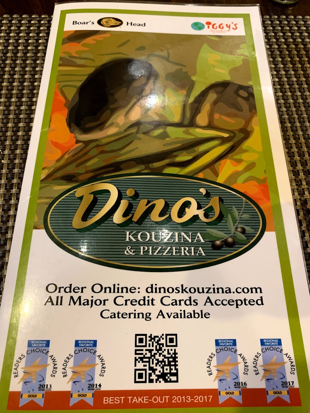 Dinos Kouzina & Pizzeria | 1135 Main St, Concord, MA 01742, USA | Phone: (978) 610-6472