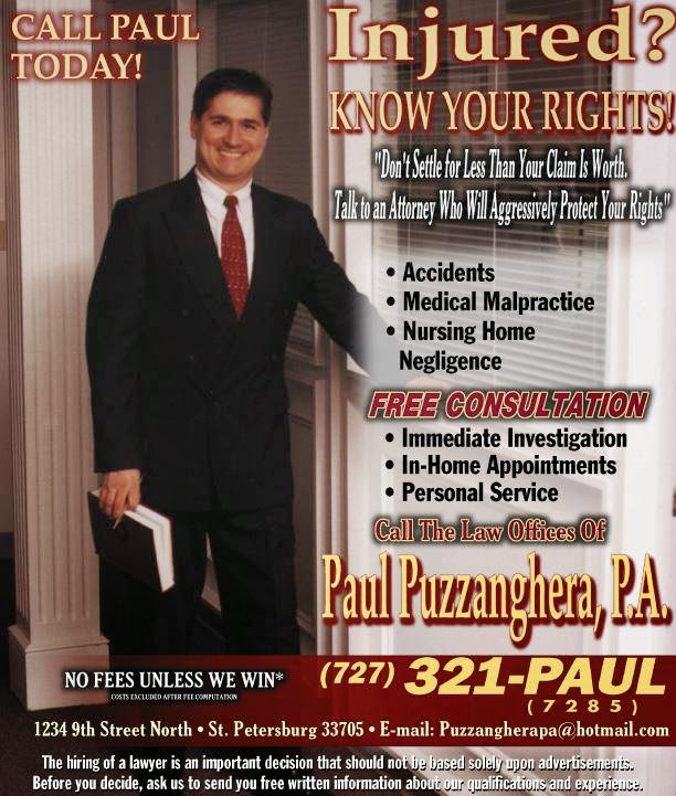 Puzzanghera Law offices | 1471 S Missouri Ave, Clearwater, FL 33756, USA | Phone: (727) 321-7285