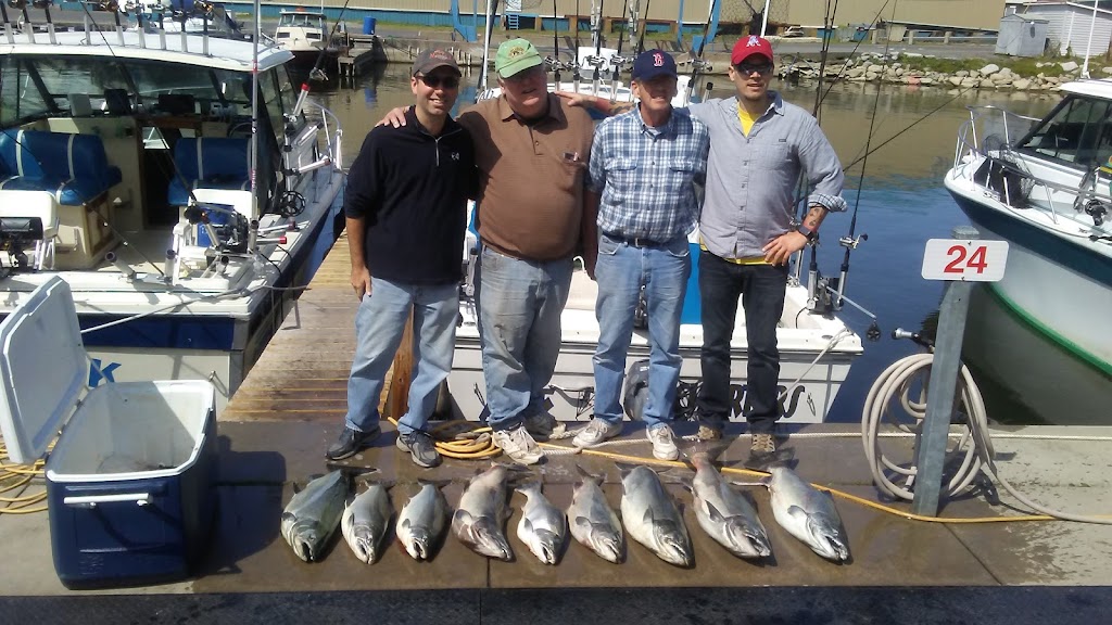 Ace Charters - Lake Ontario Fishing Charters | 13 Basin St Slip 24, Oswego, NY 13126, USA | Phone: (413) 346-7675