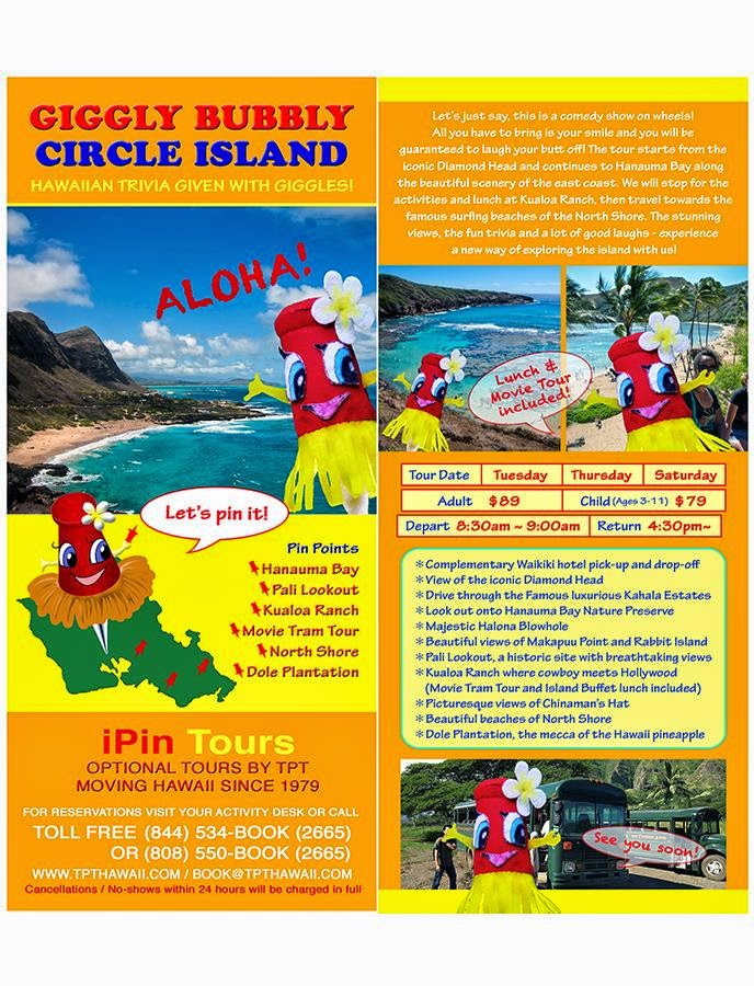 iPin Tours | 818 Pine St, Honolulu, HI 96817 | Phone: (808) 550-2665