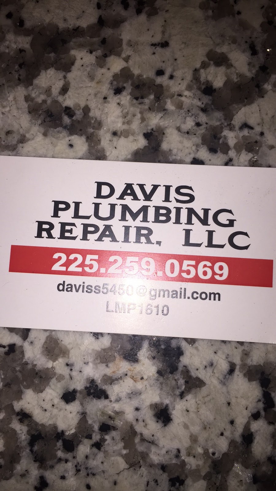 Davis Plumbing Repairs LLC | 21243 Beau Chateau Blvd, Ponchatoula, LA 70454, USA | Phone: (225) 259-0569