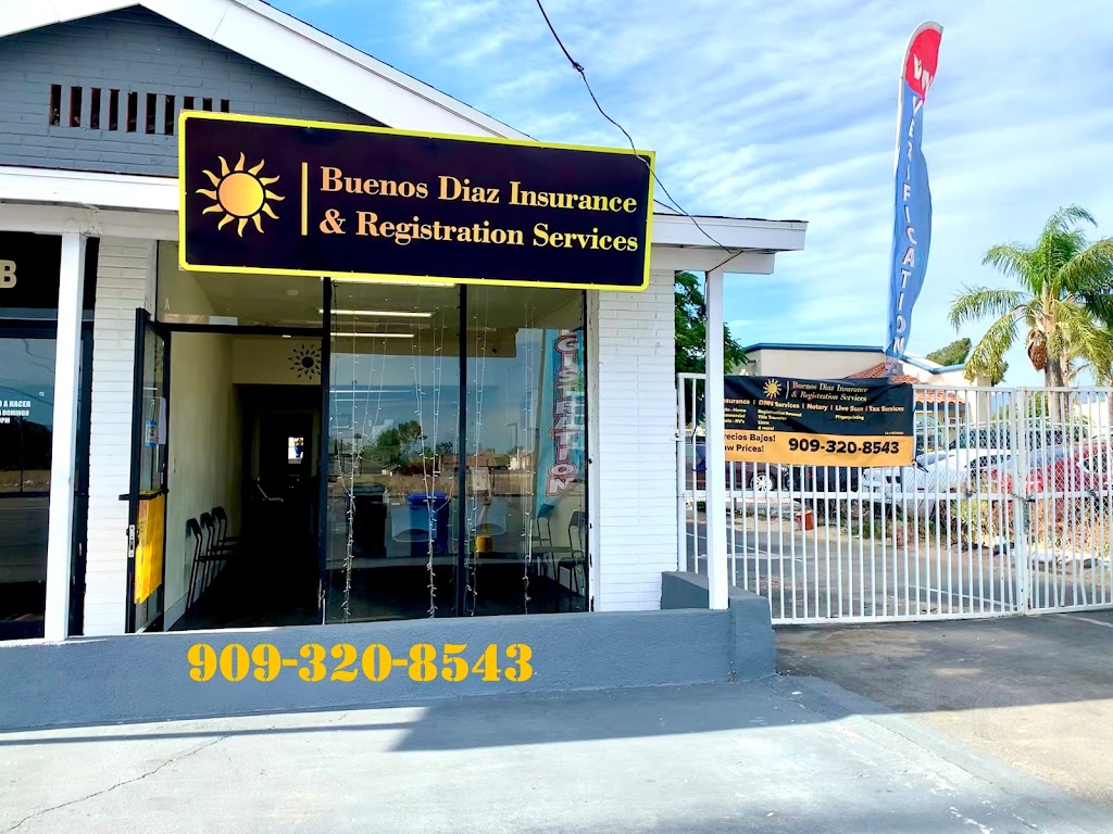 Buenos Diaz Insurance and Registration Services | 17914 Foothill Blvd A, Fontana, CA 92335, USA | Phone: (909) 320-8543