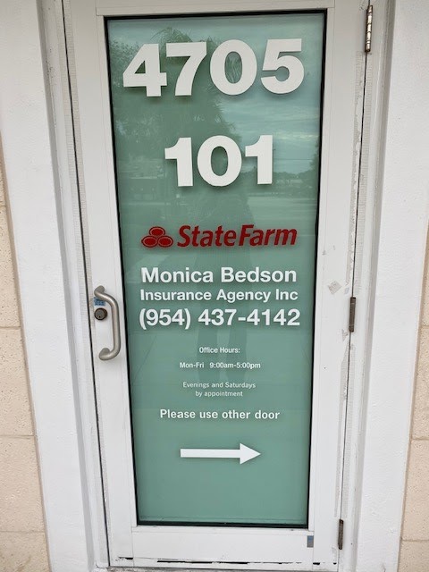 Monica Bedson - State Farm Insurance Agent | 4705 SW 148 Ave, Volunteer Rd STE 101, Davie, FL 33330, USA | Phone: (954) 437-4142