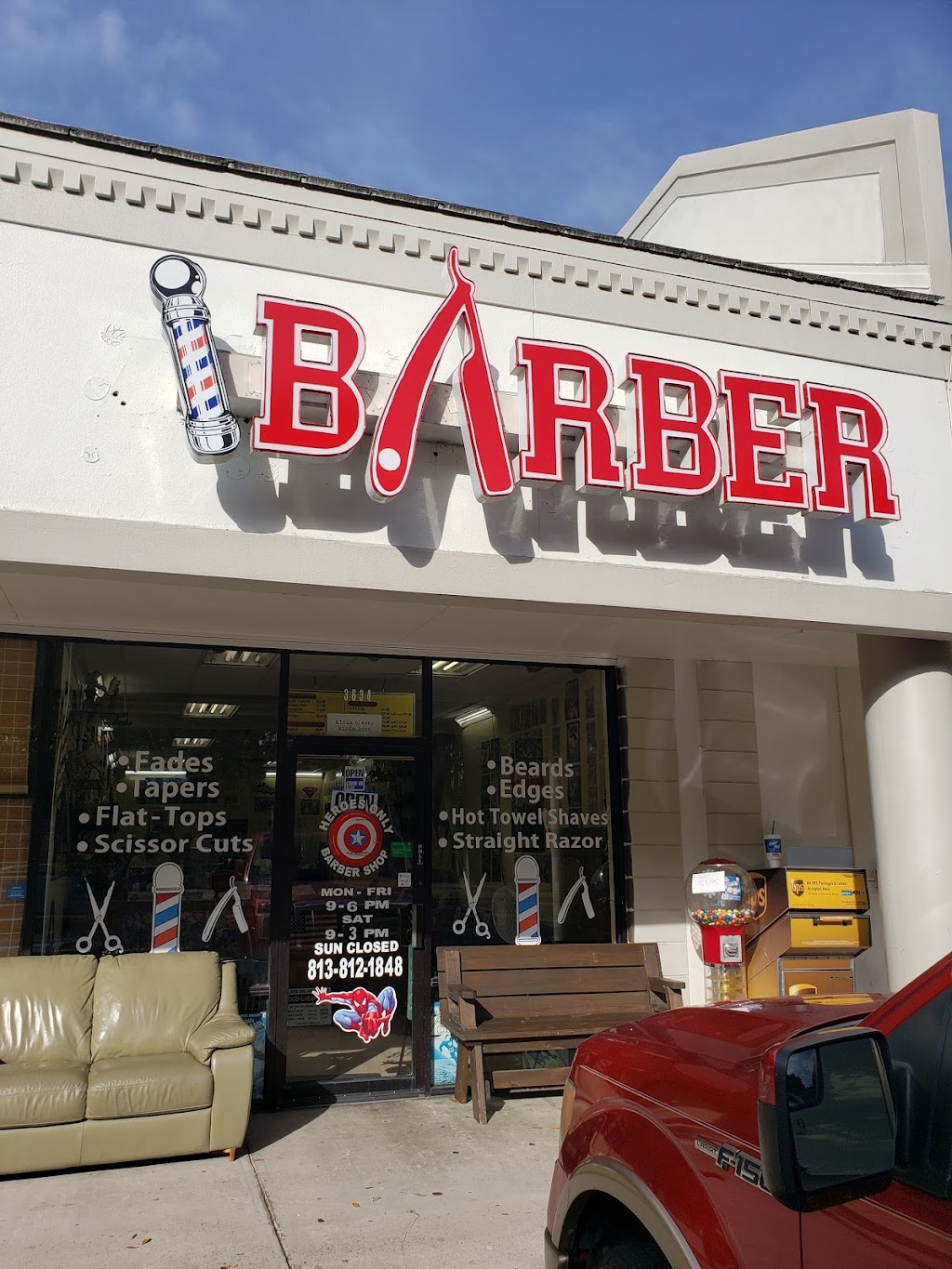 Heroes Barber Shop | 3634 Lithia Pinecrest Rd, Valrico, FL 33596 | Phone: (813) 530-4045