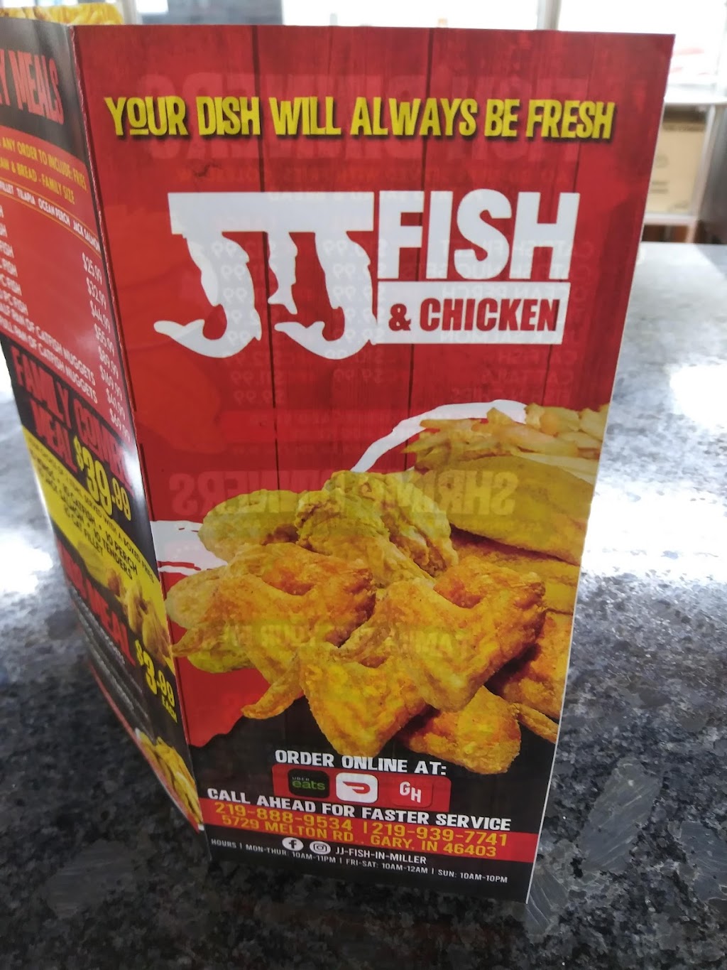 J J Fish & Chicken | 5729 Melton Rd, Gary, IN 46403, USA | Phone: (219) 939-7741