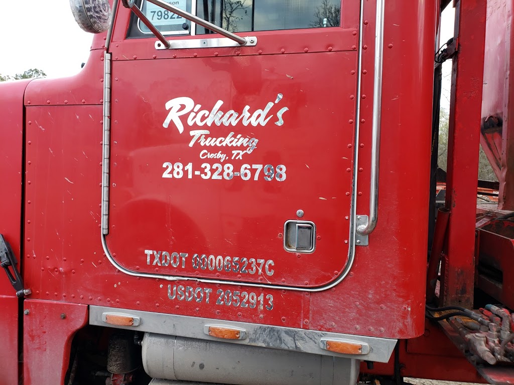 Richards Trucking Co. | 19115 Dallas Rd, Crosby, TX 77532, USA | Phone: (281) 328-6798