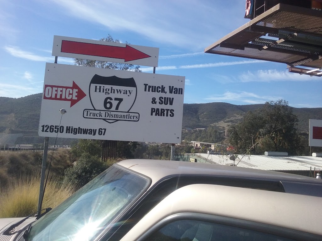 Highway 67 Truck Dismantlers | 12650 CA-67, Lakeside, CA 92040 | Phone: (619) 390-1618