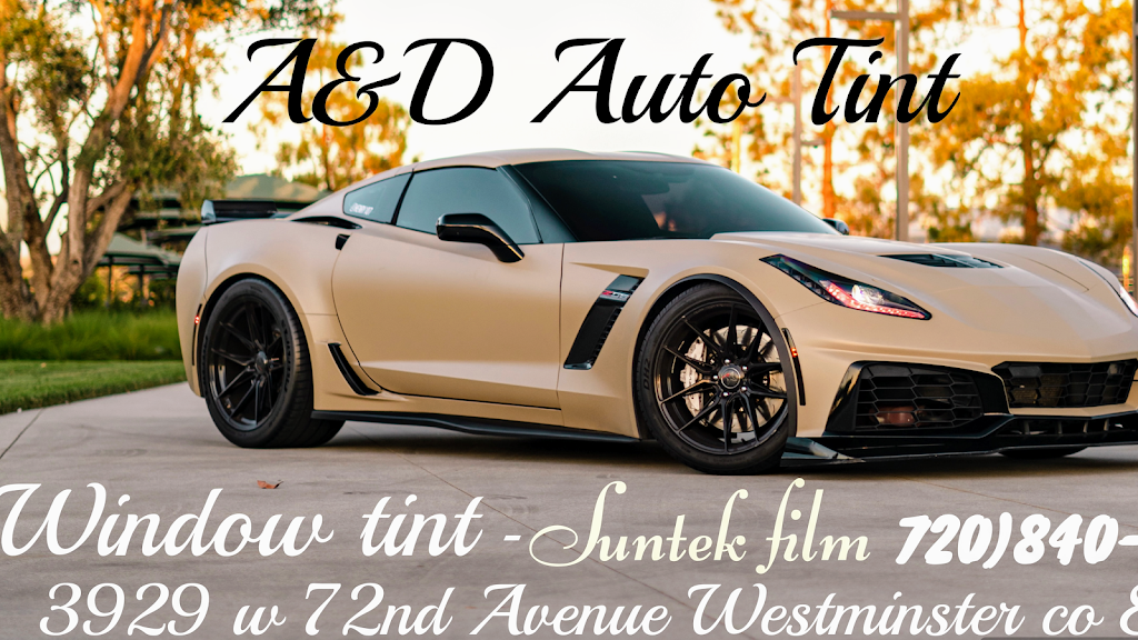 A&D AUTO TINT | 3929 W 72nd Ave, Westminster, CO 80030, USA | Phone: (720) 840-3356