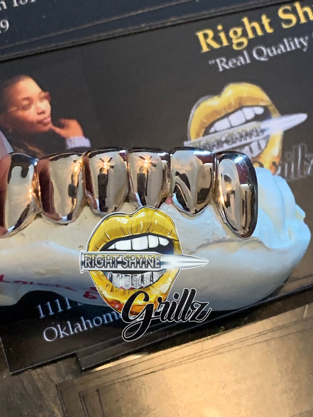 Right Shyne Grillz | 5505 Main St #103, Del City, OK 73115, USA | Phone: (405) 875-7030