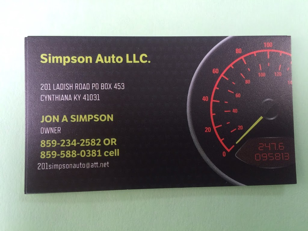 Simpson Auto LLC | 201 Cs-1083, Cynthiana, KY 41031, USA | Phone: (859) 588-0381