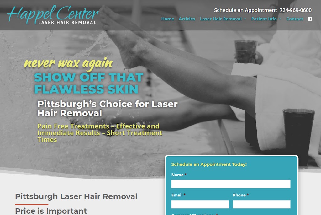 Happel Laser Spa - Laser Hair Removal | 3035 Washington Rd Suite 2, McMurray, PA 15317, USA | Phone: (724) 969-0600