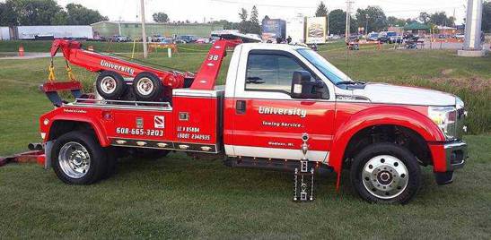 University Towing & Auto Center, L.L.C. | 4910 Meinders Rd, McFarland, WI 53558, USA | Phone: (608) 665-3203