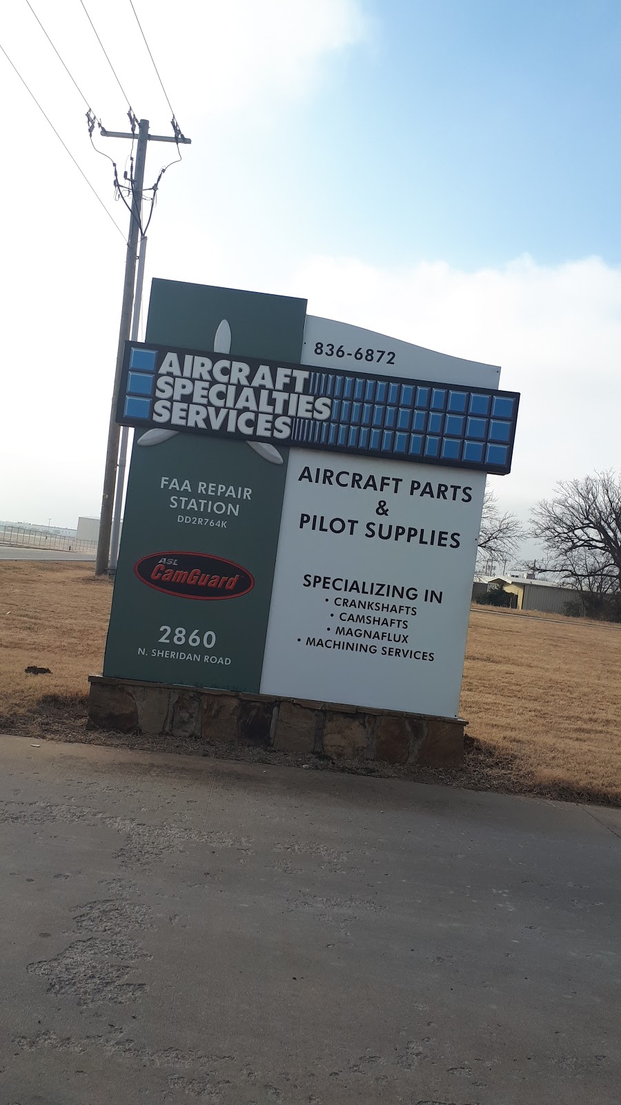 Aircraft Specialties Services | 2860 N Sheridan Rd, Tulsa, OK 74115, USA | Phone: (918) 836-6872