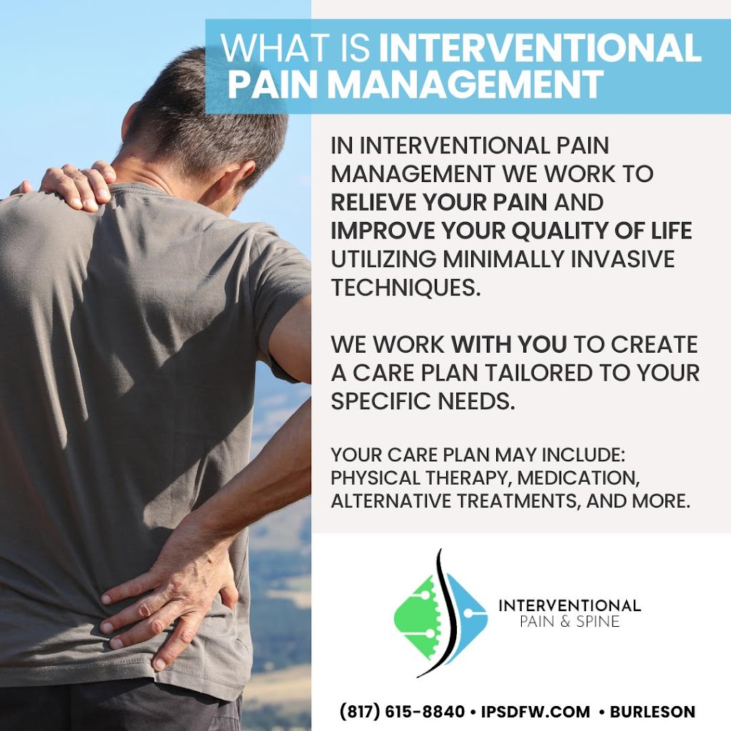 Interventional Pain & Spine of Greater DFW - Dr. Jay Vyas, MD | 12332 Bear Plaza Suite 100, Burleson, TX 76028, USA | Phone: (817) 615-8840