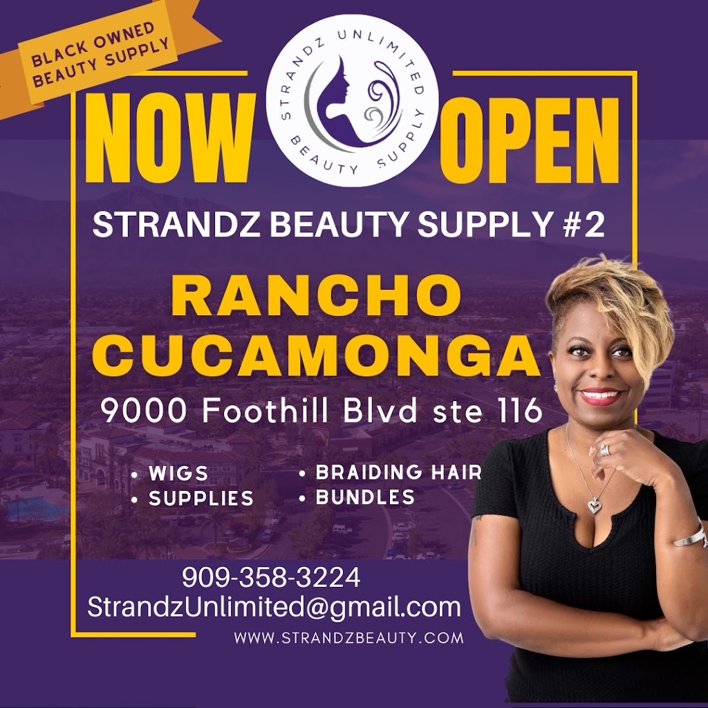 Strandz Unlimited Beauty Supply | 9000 Foothill Blvd Ste 116, Rancho Cucamonga, CA 91730 | Phone: (909) 358-3224