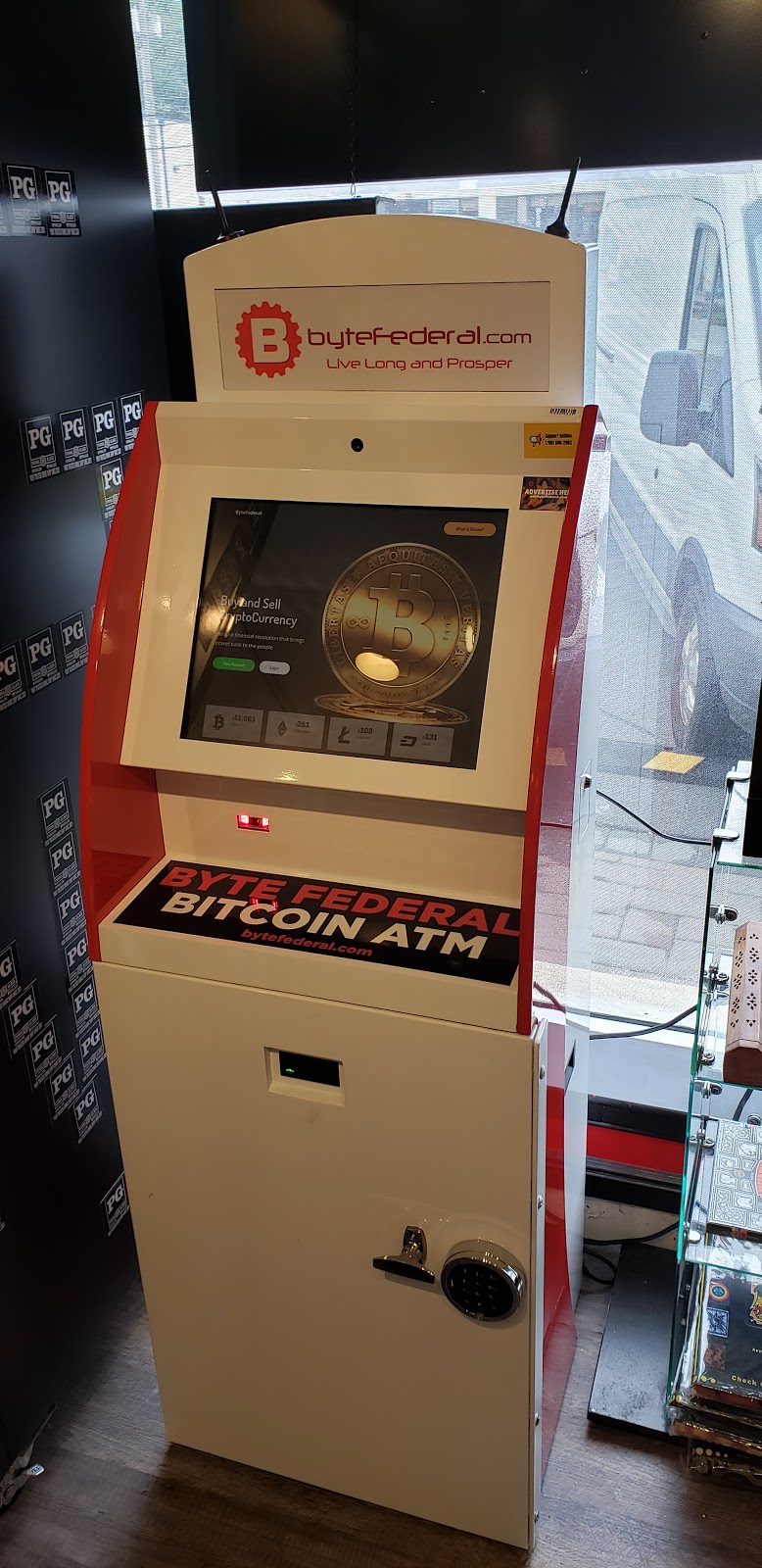 Byte Federal Bitcoin ATM (Primal Glass Art) | 319 NJ-10, Hanover, NJ 07936, USA | Phone: (786) 686-2983