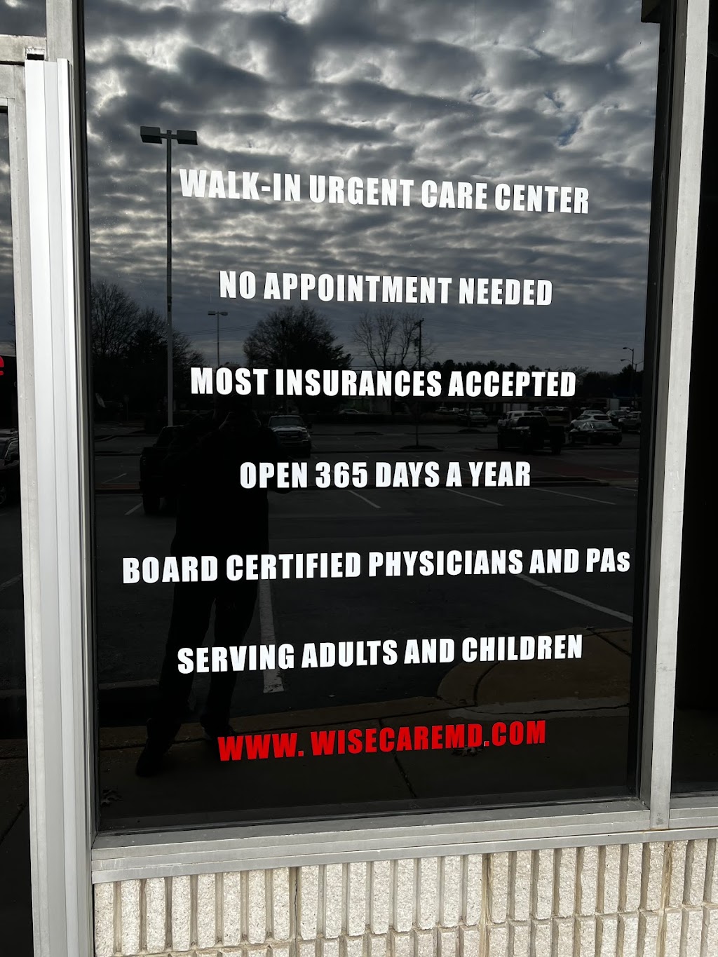 WiseCare Urgent Care | 672 Old Mill Rd Suite N, Millersville, MD 21108, USA | Phone: (410) 255-7900