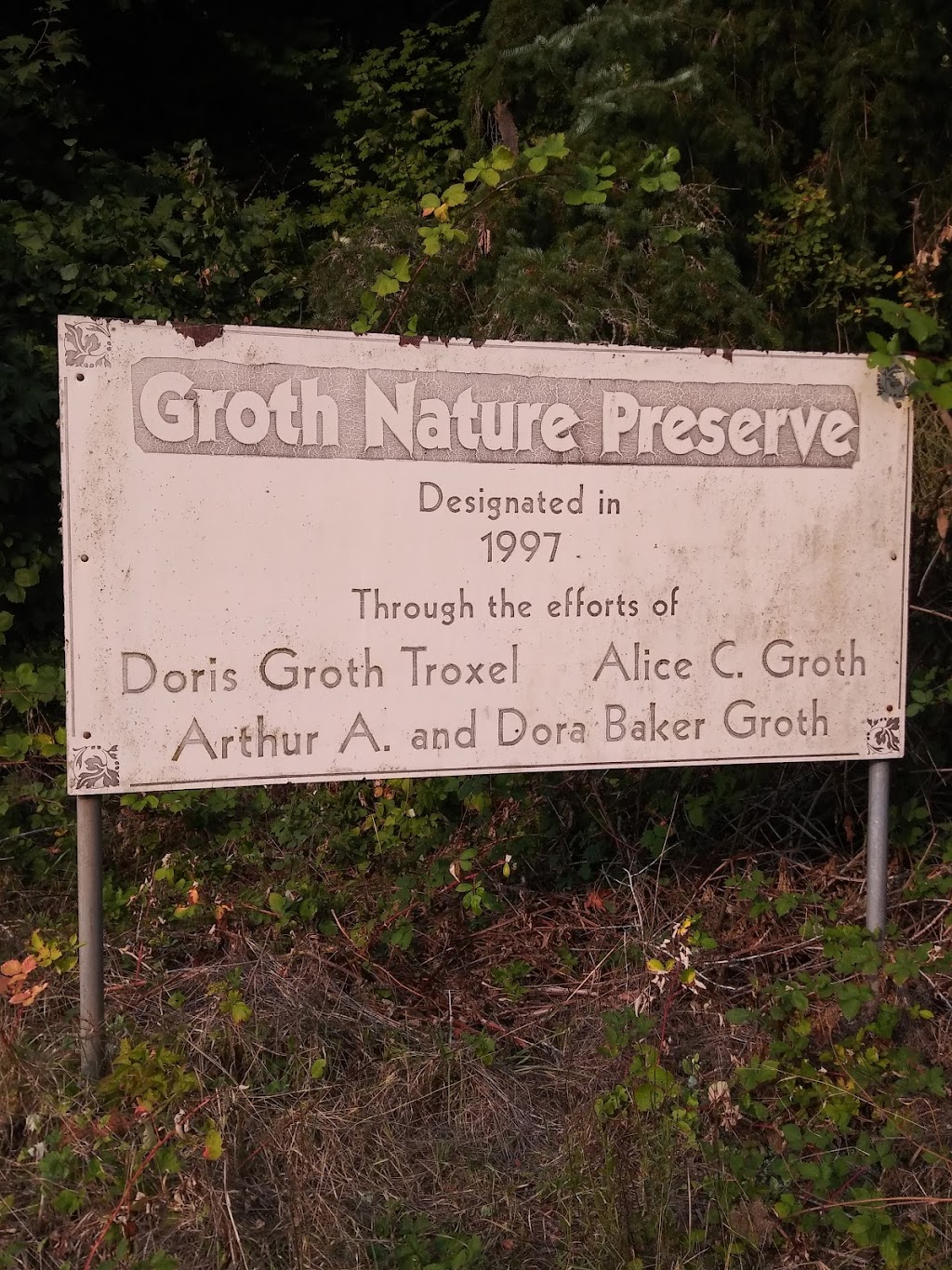 Groth Nature Preserve | 14020 NE 97th Ave, Vancouver, WA 98662, USA | Phone: (360) 885-5250