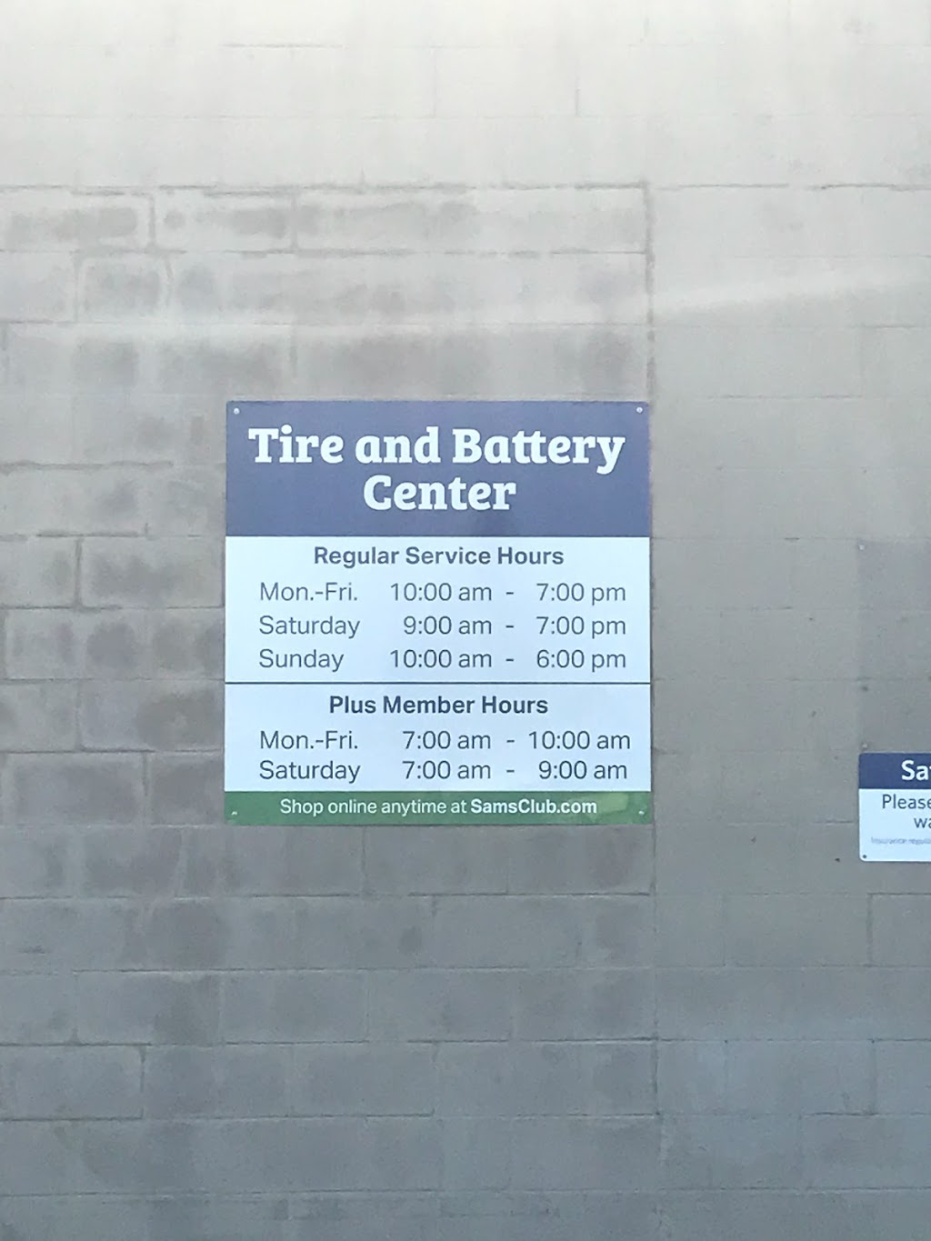 Sams Club Tire & Battery | 12000 McCree Rd, Dallas, TX 75238, USA | Phone: (214) 342-9810