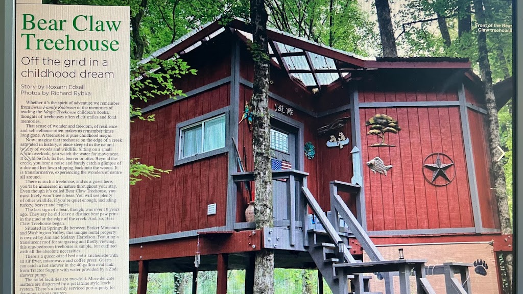 Bear Claw Treehouse | 6621 AL-23, Springville, AL 35146, USA | Phone: (205) 960-8215