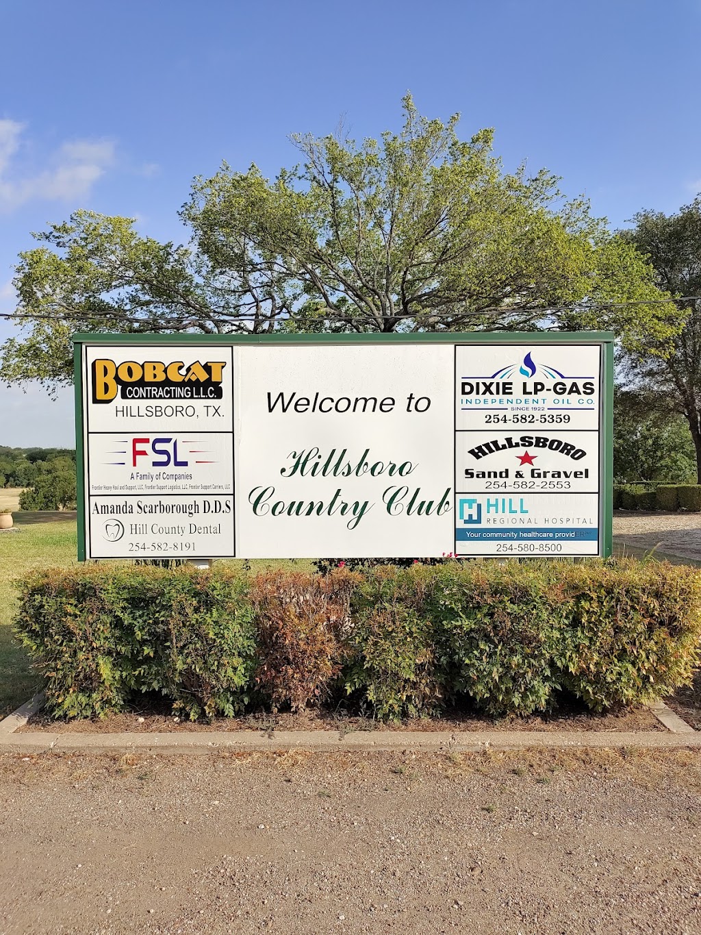 Hillsboro Country Club | 600 Country Club Rd, Hillsboro, TX 76645, USA | Phone: (254) 582-8211