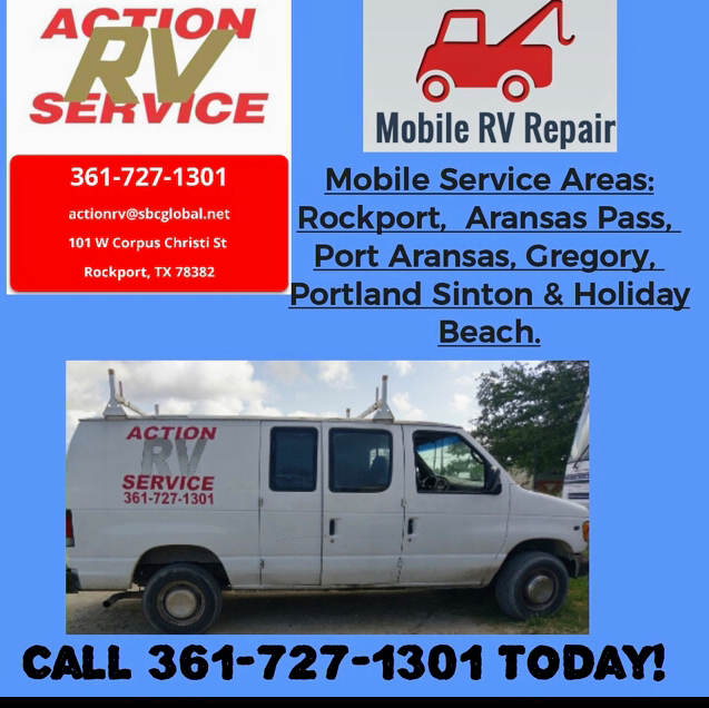 Action RV Service | 101 W Corpus Christi St, Rockport, TX 78382, USA | Phone: (361) 727-1301