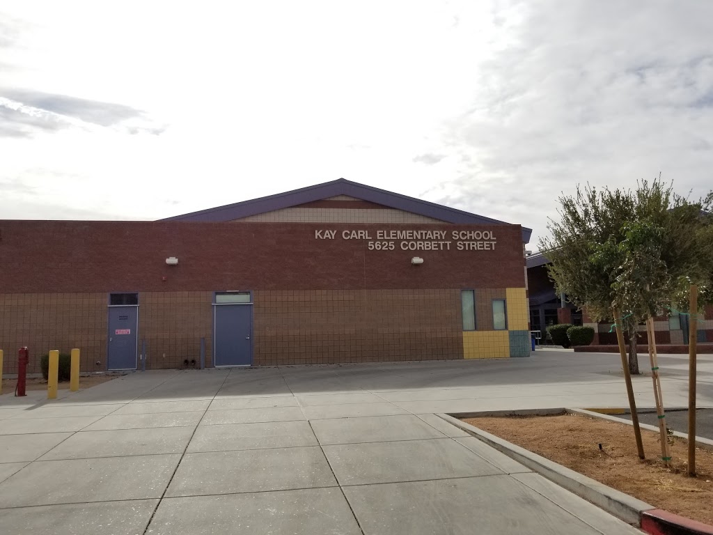 Kay Carl Elementary School | 5625 Corbett St, Las Vegas, NV 89130, USA | Phone: (702) 799-6650