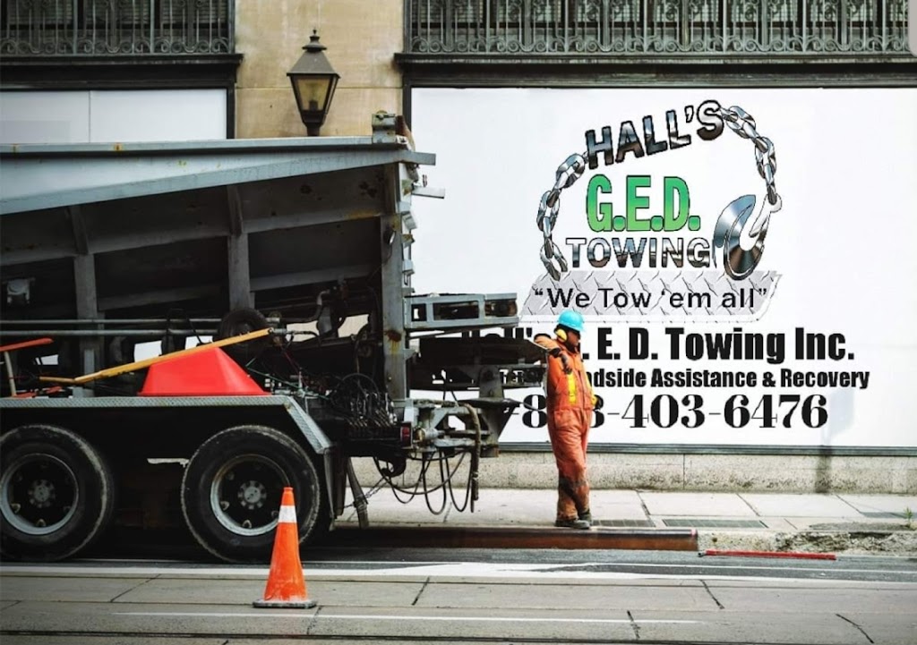 Halls G.E.D. Towing Inc | 140 Iowa Ave Suite 9, Belleville, IL 62220 | Phone: (888) 403-6476