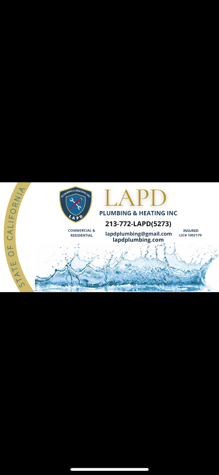 LAPD PLUMBING & HEATING INC | 8820 Dempsey Ave, North Hills, CA 91343, USA | Phone: (213) 772-5273