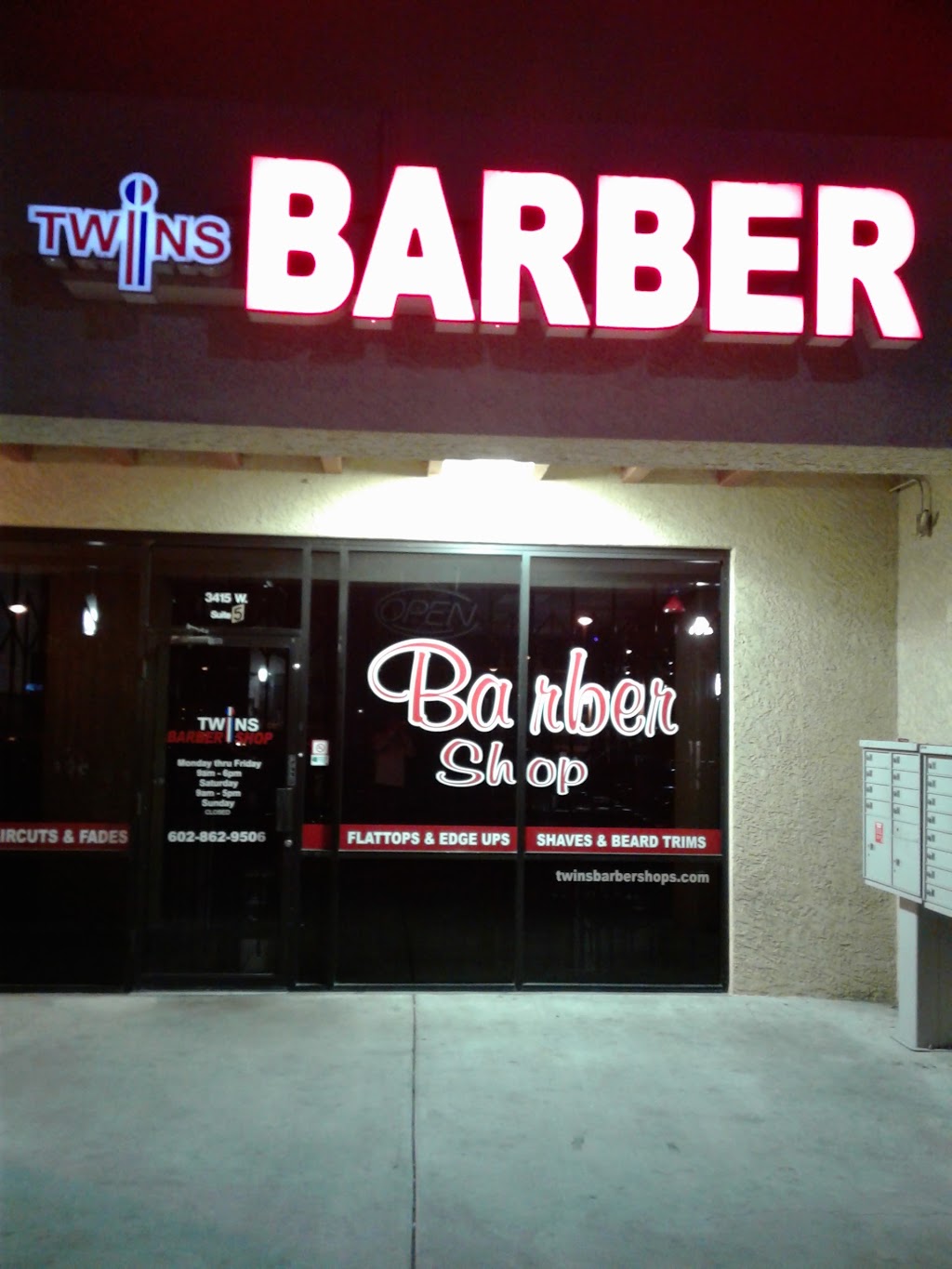 Twins Barbershops | 3415 W Thunderbird Rd #5, Phoenix, AZ 85053, USA | Phone: (602) 862-9506
