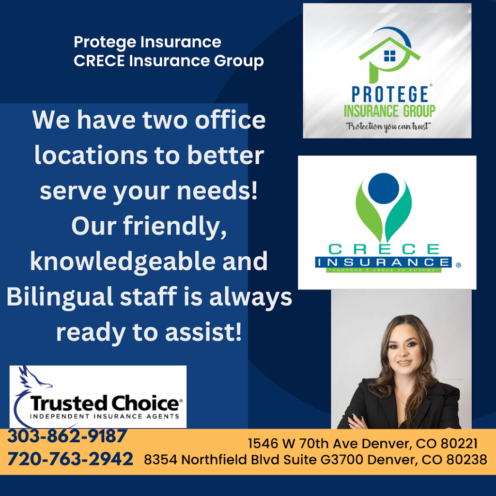 Protege Insurance Group | 2323 W 72nd Ave, Denver, CO 80221, USA | Phone: (720) 763-2942