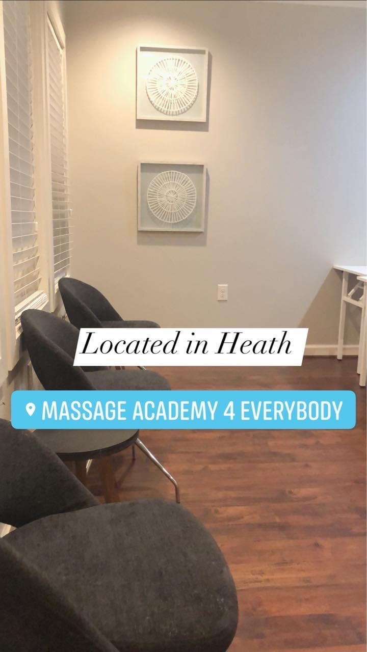 Massage Therapy Academy 4 Everybody - Massage School & Studio | 201 Laurence Dr #100, Heath, TX 75032, USA | Phone: (903) 213-5524