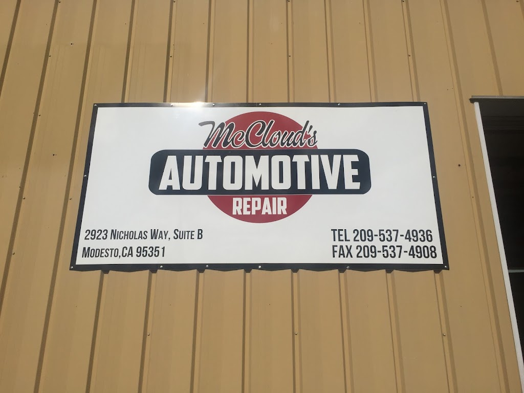 McClouds Automotive Repair | 2923 Nicholas Way, Modesto, CA 95351 | Phone: (209) 537-4936