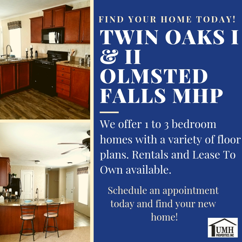 Twin Oaks Manufactured Home | 27216 Cook Rd, Olmsted Township, OH 44138, USA | Phone: (440) 235-3424