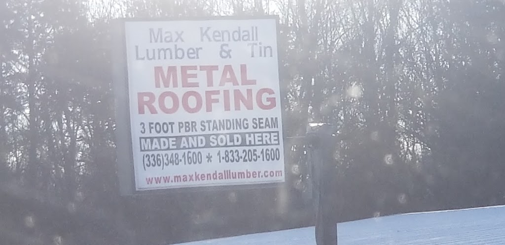 Max Kendall Lumber & Tin | 1011 Freeway Dr., Reidsville, NC 27320, USA | Phone: (336) 348-1600