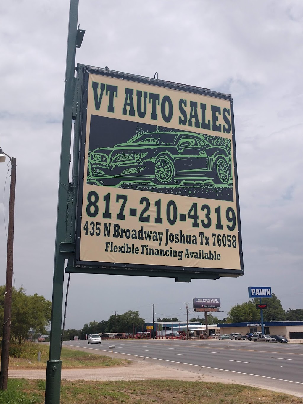 VT Auto Sales | 435 N Broadway St, Joshua, TX 76058, USA | Phone: (817) 210-4319