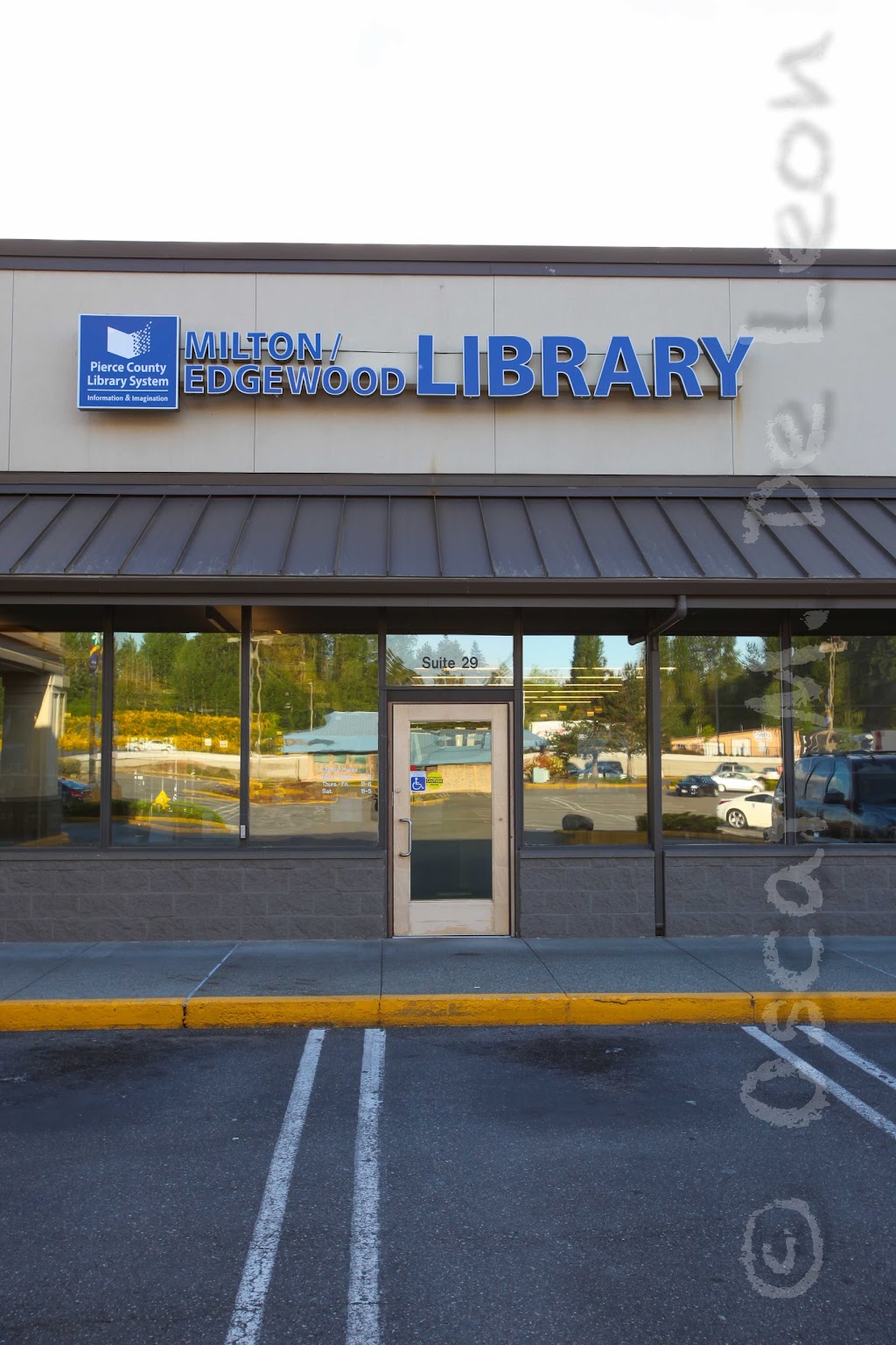 Milton/Edgewood Pierce County Library | 900 Meridian Ave E, Milton, WA 98354, USA | Phone: (253) 548-3325