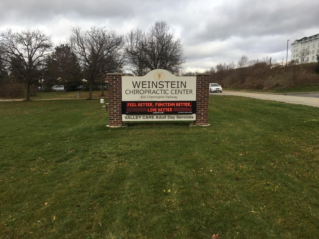 Weinstein Chiropractic Center | 650 Cherrington Pkwy, Moon Twp, PA 15108, USA | Phone: (412) 269-0444