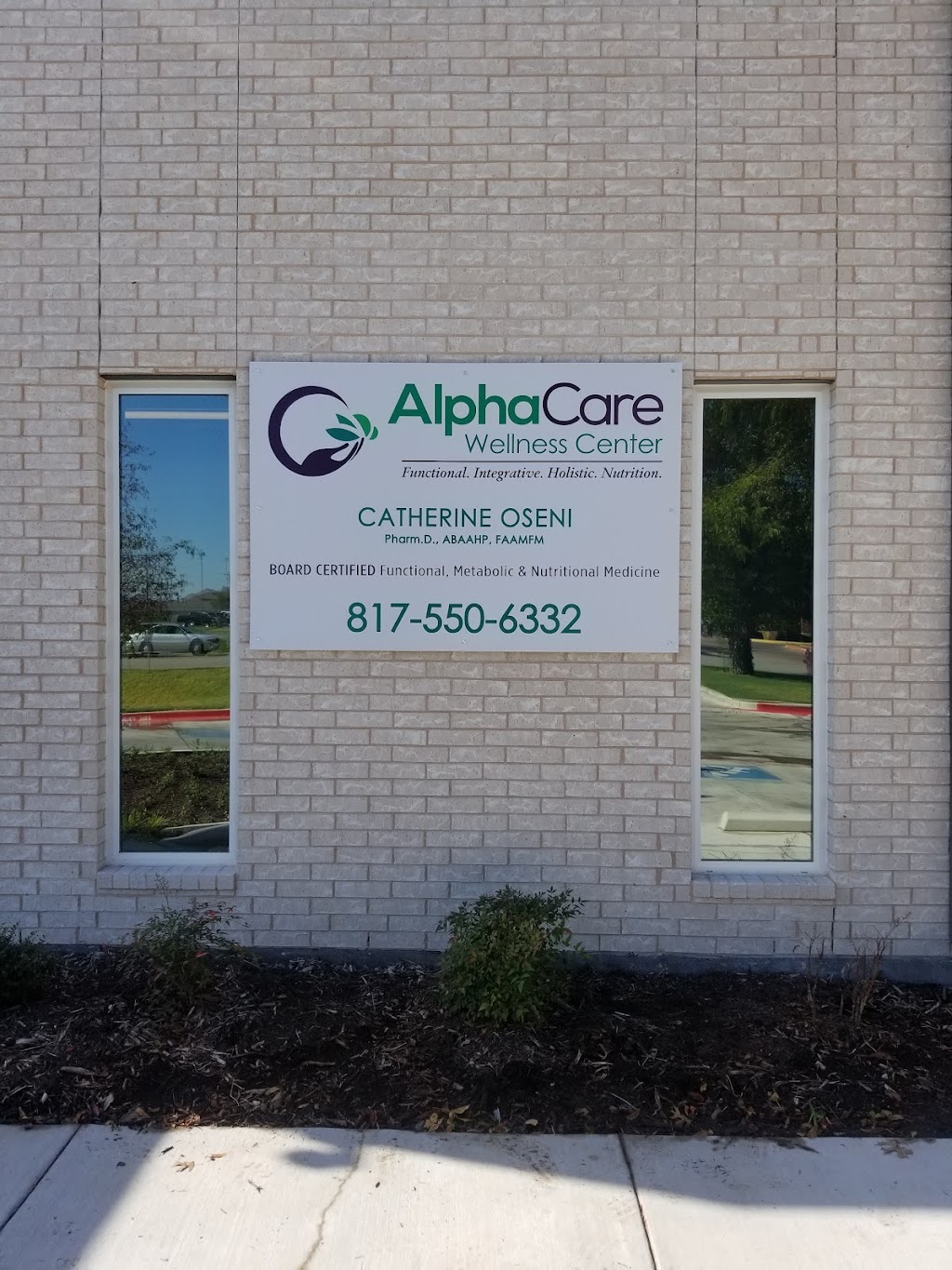 Alpha Care Wellness Center | 1200 Clear Lake Rd, Weatherford, TX 76086, USA | Phone: (817) 550-6332