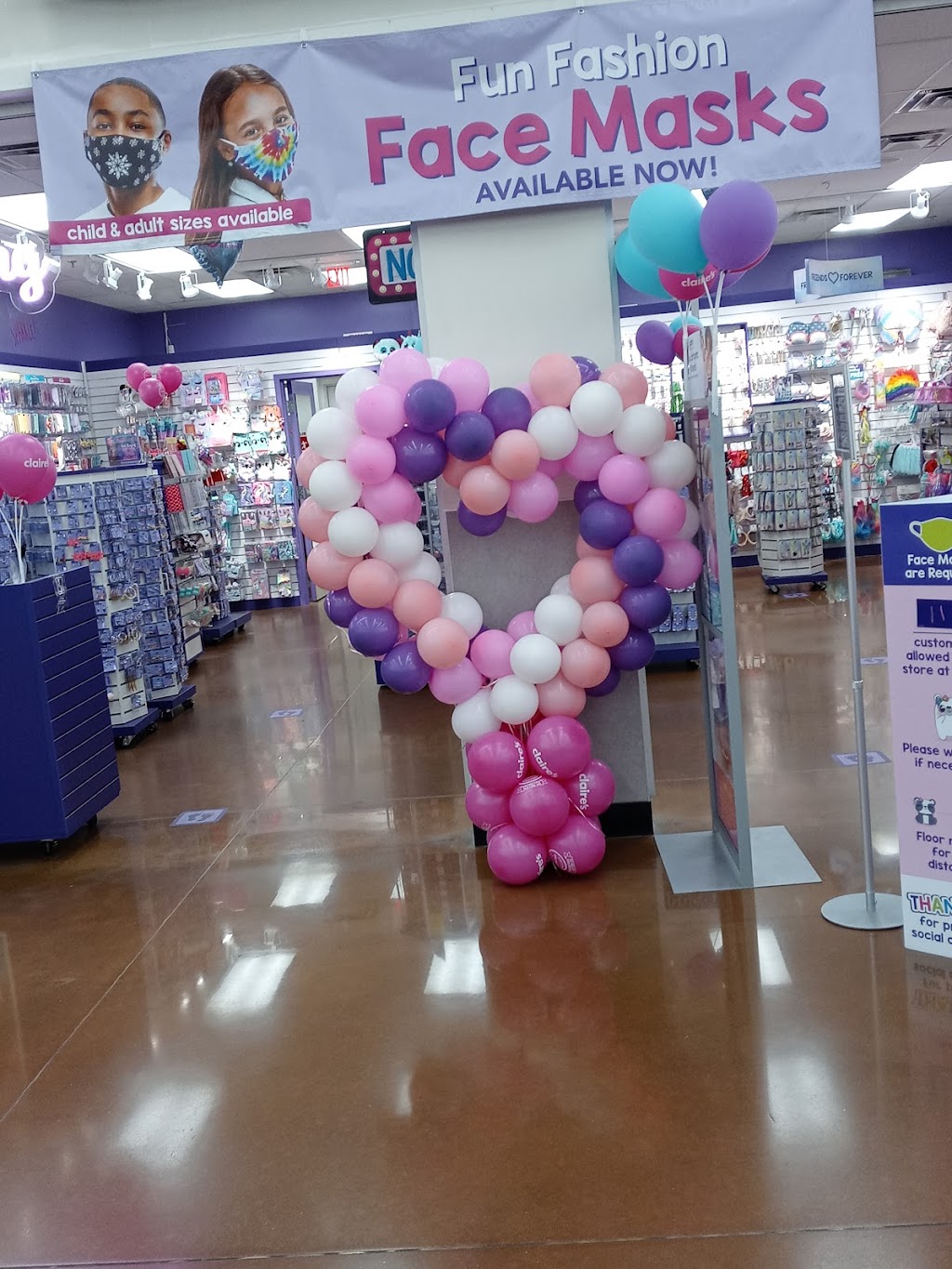 Claires Walmart | 1401 N Saginaw Blvd SPC 120, Saginaw, TX 76179, USA | Phone: (817) 232-8603