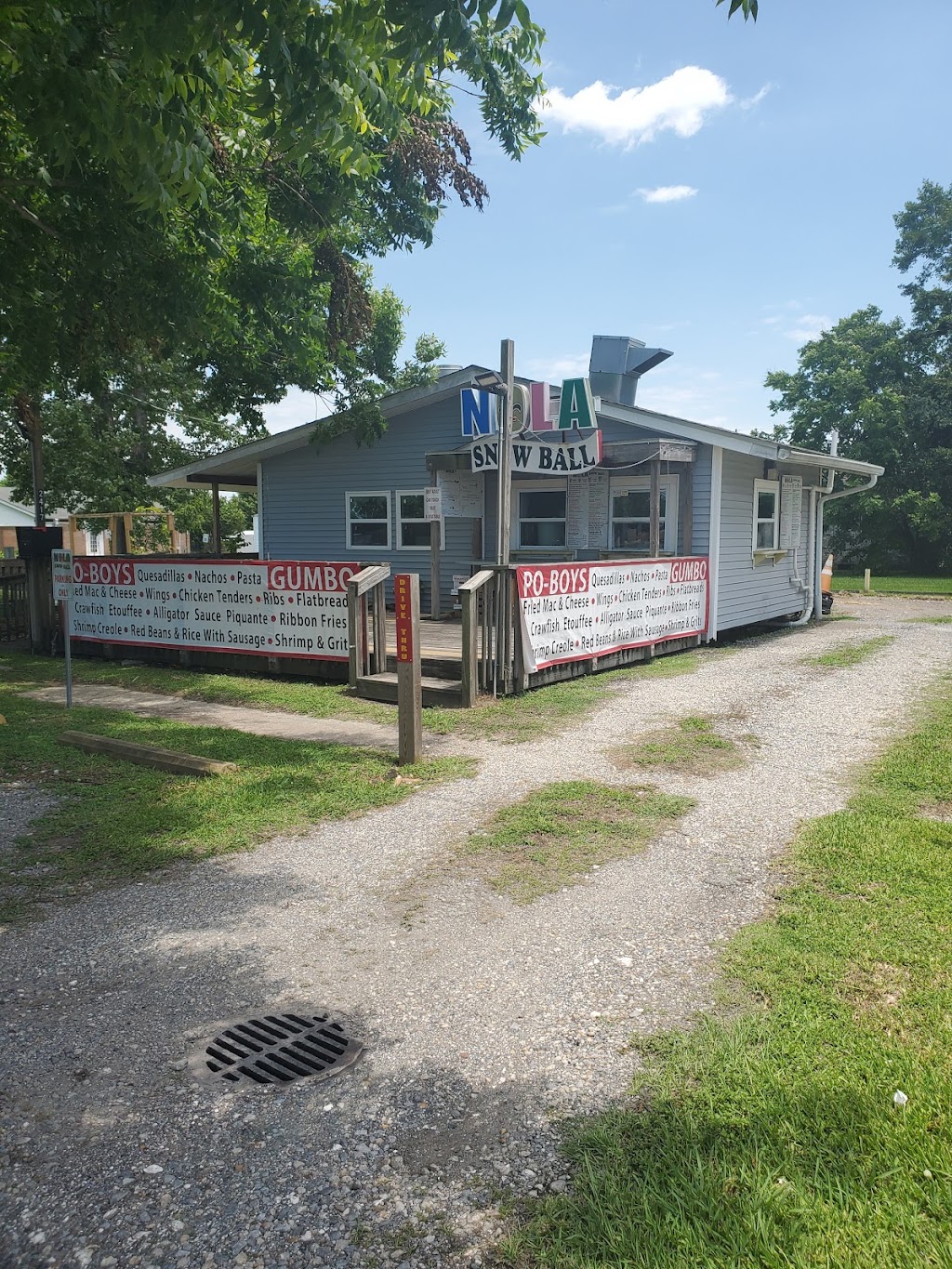 NOLA Snowballs and Foods | 2417 Paris Rd, Chalmette, LA 70043, USA | Phone: (504) 909-0600